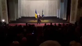 Гімн України - Петро Порошенко. Рівне 10.01.2019