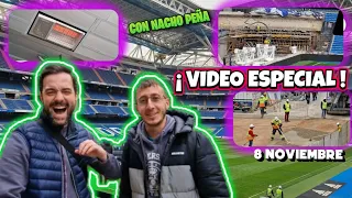 💥 ¡ QUE LOCURA en las OBRAS ! 🔥 VISITA al INTERIOR 🍿 Obras Santiago Bernabéu 08/11/2022 🚧