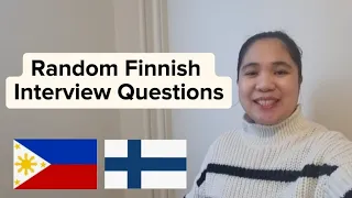 Random Finnish Interview Questions | Irene T. Official