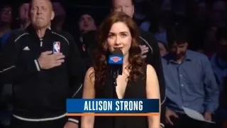 Allison Strong- National Anthem at Madison Square Garden