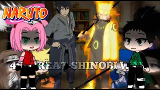 Naruto friends react to 4th Great Shinobi War // Part 4