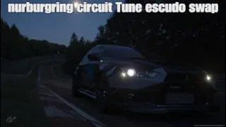 Final evo x nurburgring circuit setup