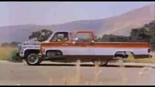 1980 Chevrolet pickup truck commercial