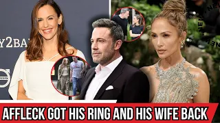 J.Lo and Ben Affleck were spotted having an emotional conversation. Ben got his wedding ring back.