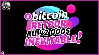 🔥 BITCOIN - RETOUR INÉVITABLE AU 42 000$ !👑 Analyse Bitcoin FR ⚡