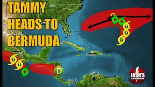 Hurricane Tammy Heads to Bermuda; Future Track Still Uncertain
