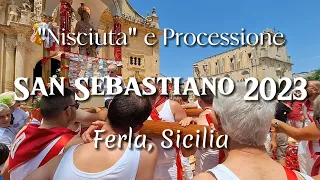 SAN SEBASTIANO 2023 - Nisciuta e Processione - Ferla (SR), Sicilia - 20/luglio/2023