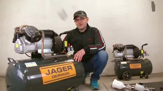 Jager German 100V2 - test kompresora 230V