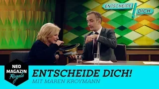 Entscheide dich! mit Maren Kroymann | NEO MAGAZIN ROYALE mit Jan Böhmermann - ZDFneo