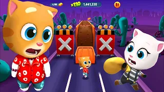 Talking Tom Gold Run Hank Vs Raccoon In Las Vegas - Full Screen Android Game FHD