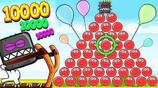 99999 КРАСНЫХ ШАРИКОВ И БОССОВ КВАДРАТОВ в Энгри Бердз ! Red Ball 4 Angry Birds Мультик красный шар