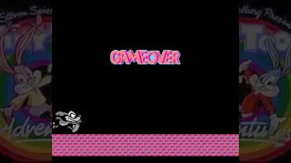 Tiny Toon Adventures - Game Over (NES)