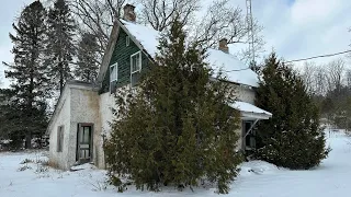 A shocking look inside an abandoned time capsule home forgotten in rural Ontario