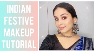 INDIAN FESTIVE MAKEUP LOOK | TUTORIAL #makeuptutorial #makeuplook #festivelook