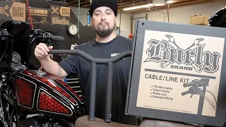 Burly Brand - Dominator Handlebar & Cable Kit Installation