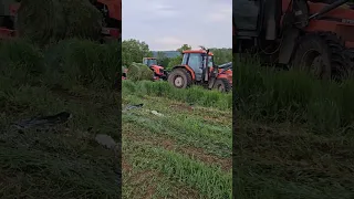 Moving Hay In The Mud! #shorts