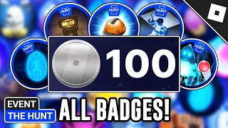 [EVENT] How to get ALL 100 EVENT BADGES & ITEMS in THE HUNT: FIRST EDITION | Roblox