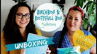 [Unboxing] Les Birchbox & Biotyfull Box du mois de juillet 2019 feat. Akila