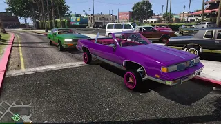 Lowrider Cars Showcase GTA 5 Mod