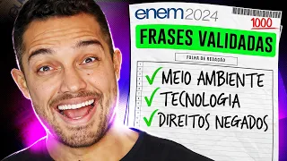 3 frases PRONTAS para COMEÇAR a REDAÇÃO do ENEM 2024