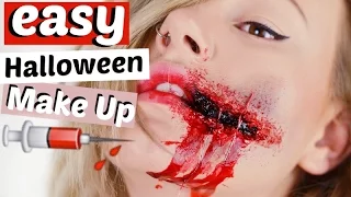 AUFGESCHLITZTER MUND Halloween Make Up | ViktoriaSarina