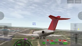 Boeing 717 - extreme landing #airlinecommander #gameplay #boeing