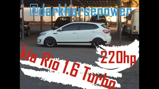 Turbo Kia Rio 1.6 с 130 сил к 220HP !!!