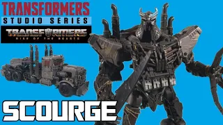 Studio Series 101 Leader Class Scourge Review - Transformers Rise of the Beasts