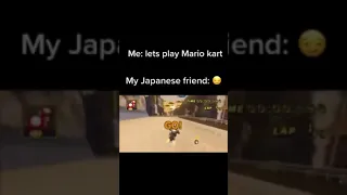 Playing Mario kart with my Japanese Friend