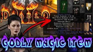 Diablo 2 Resurrected - MOST GODLY MAGIC ITEM EVER!!!  (Very Expensive)