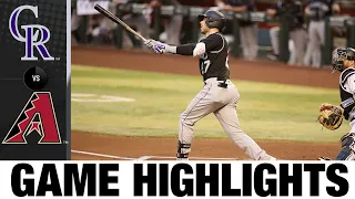 Castellani, Tapia lead Rockies to 3-2 win | Rockies-D-backs Game Highlights 8/24/20