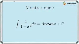 primitive de 1/1+x²