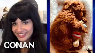 Jameela Jamil Has A Horny Puppy | CONAN on TBS