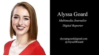 Alyssa Goard Journalist Reel 11/11/2020