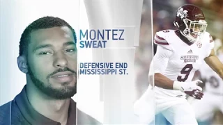 Montez Sweat Record Breaking 40 Yard Dash