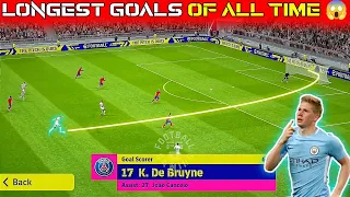 Longest Goals Ever In The History Of Efootball 2023 Mobile 😱| Pes 2023 Long Range Goals