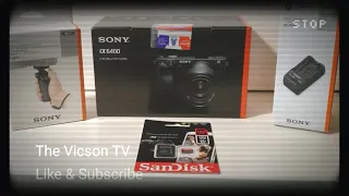 Unboxing: SONY ALPHA a6400 Mirrorless Digital Camera