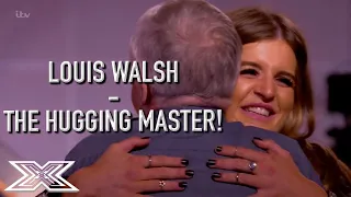 HUG LOUIS WALSH = SIMON COWELL'S Answer To COMBATTING Nerves! | X Factor Global