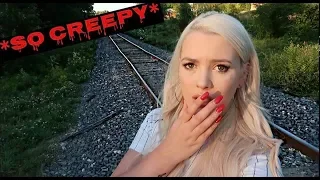 Exploring HAUNTED Train Tracks....