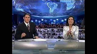 TV Globo 40 Anos | Encerramento Jornal Nacional + Vinheta Diga Bom Dia (26/04/2005)