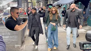 Jennifer Lopez and Matt Damon Brunch Together in NYC