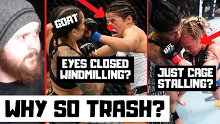 Why Are Women In The UFC So GARBAGE & BORING? Do We Need To Seperate The UFC By Gender? MMA Rant