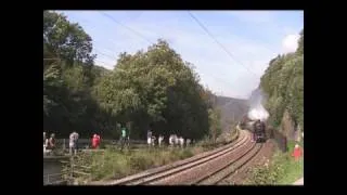 Parallelfahrt auf der Geislinger Steige