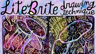 How to make your Paint Pens glow - Acrylic marker technique - Drawing tutorial - Kathy Weller Art