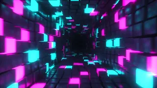 [10 HOURS] Abstract Flying in Futuristic Corridor | Animation Background | Video Only (1080 HD)