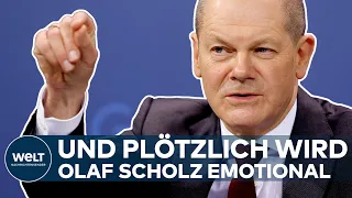 OLAF SCHOLZ: "Das will ich an dieser Stelle nochmal laut und deutlich sagen,..." I WELT Dokument