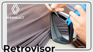 RENAULT / Mirror and Rear View Housing Removal * 4K