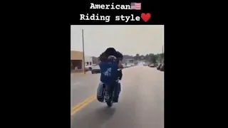 🔥American Vs Indian Riding Style ☠️