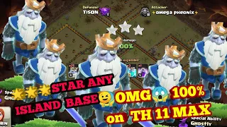 Royal ghost attack for th11 || 3 star any island base