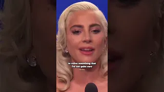 Lady Gaga's speech at the Critics Choice Awards (2018) 🌟 #shortvideo